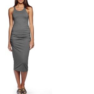 Michael Stars Ruched Midi Dress